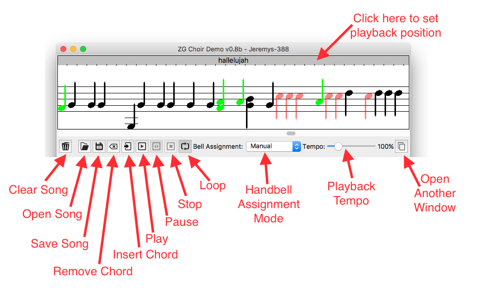 Second ZGChoir Annotated Screenshot Image